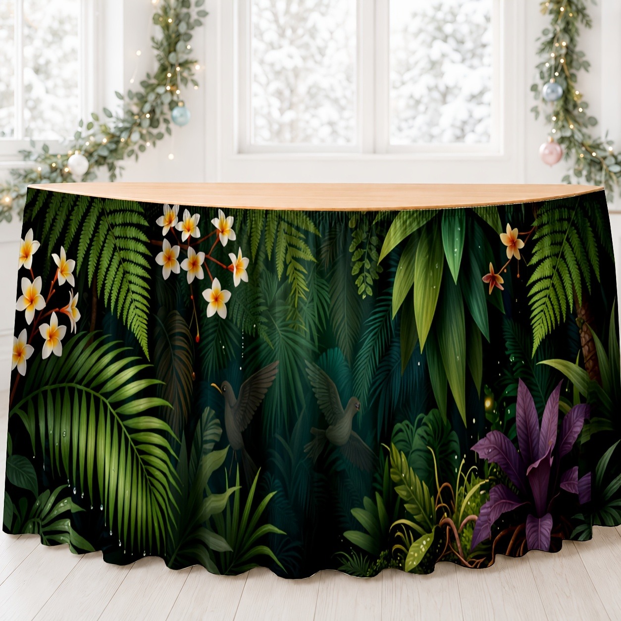 Green exotic plant decorations - Home Office Work Table review and price