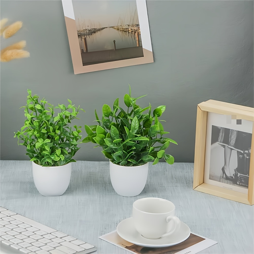 1/4/6pcs Mini Artificial Potte - Home Office Layout review and price