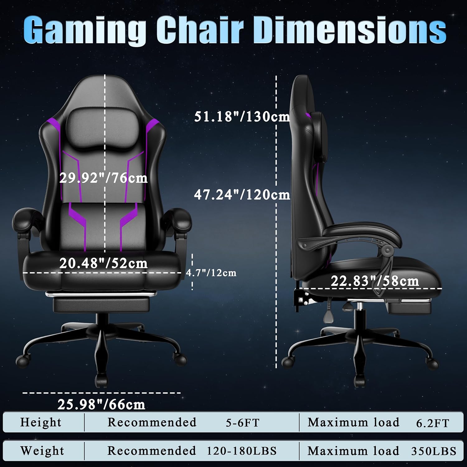 Ergonomic Gaming Chair with Po - Ergonomic Office Chair review and price