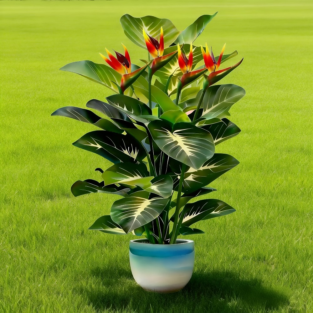 Artificial Bird of Paradise an - Home Office Layout review and price