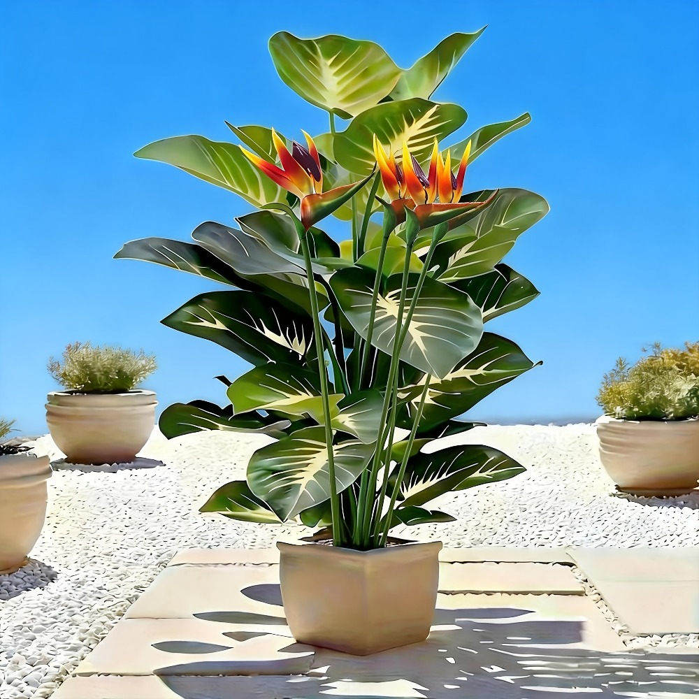 Artificial Bird of Paradise an - Home Office Layout review and price