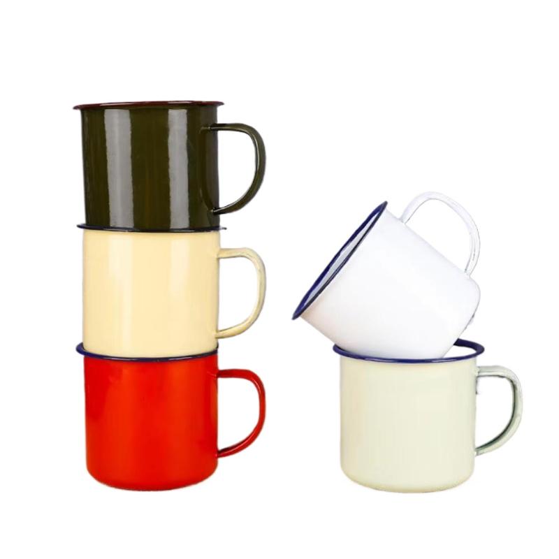 【M】Enamel Drinking Mugs Multip - Home Office Logo review and price