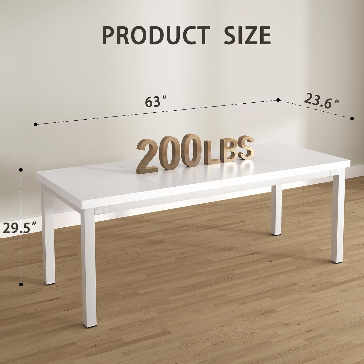 63 Inch Computer Desk With Adj - Home Office Work Table review and price