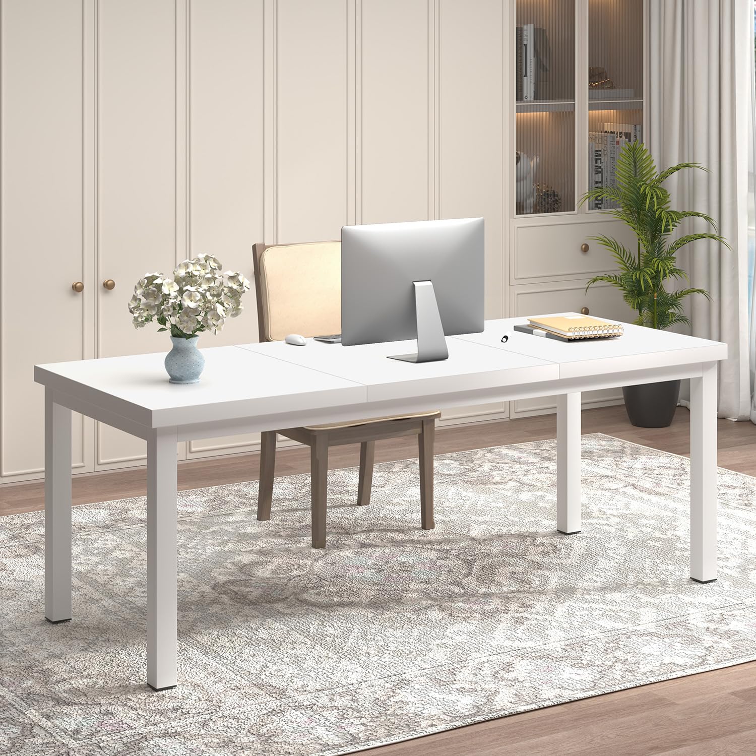 63 Inch Computer Desk With Adj - Home Office Work Table review and price