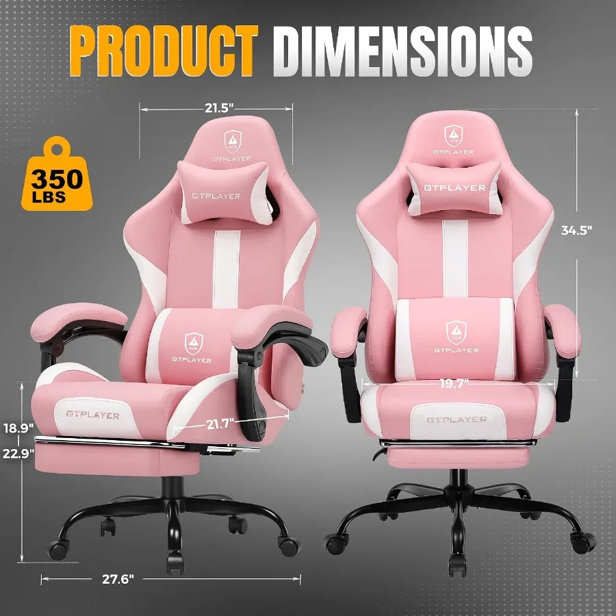 Gaming Chair with Foot Rest Po - Ergonomic Office Chair review and price