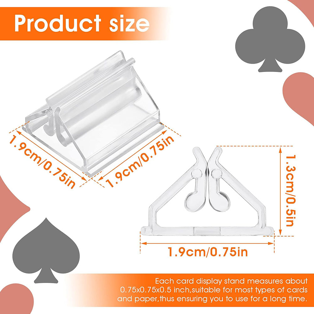 12/24/48Pcs Mini Clear Stands  - Document Holder Stand review and price